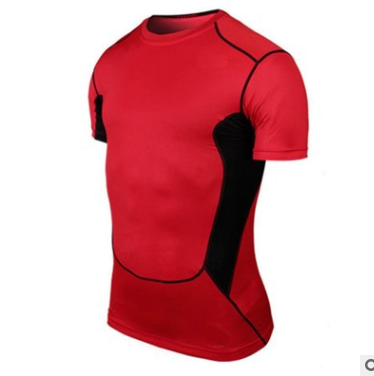 Men's Fitness Short-Sleeve Compression Shirt