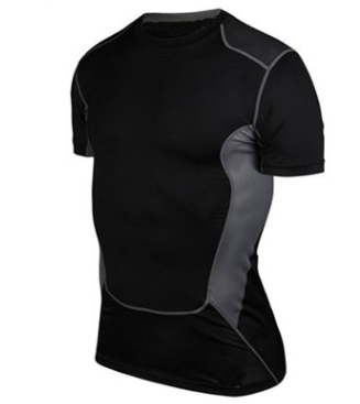 Men's Fitness Short-Sleeve Compression Shirt